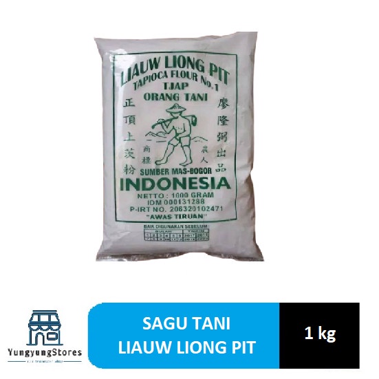 

PROMO [COD] Sagu Tani Cap Liauw Liong Pit Kemasan 1 Kg Tapioca Flour