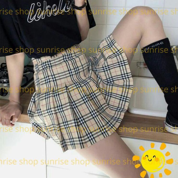 (SR182) - ROK MINI KOREA TENNIS SKIRT ROK KOTAK KOREA FLARE SKIRT PLEATED SKIRT {TNR.20Au22y}