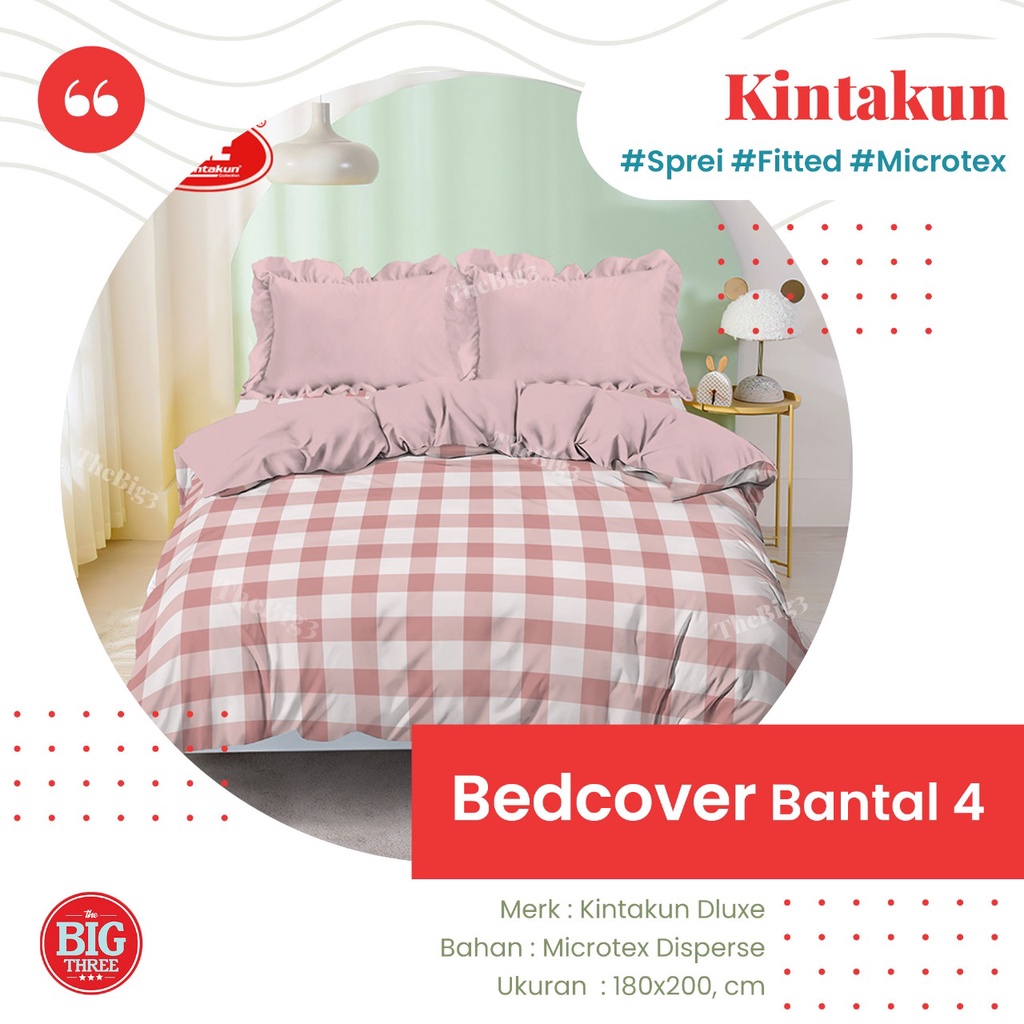 Jual KINTAKUN Bedcover +Sprei 180x200 Cm Bantal 4 Motif Amerta Andari ...