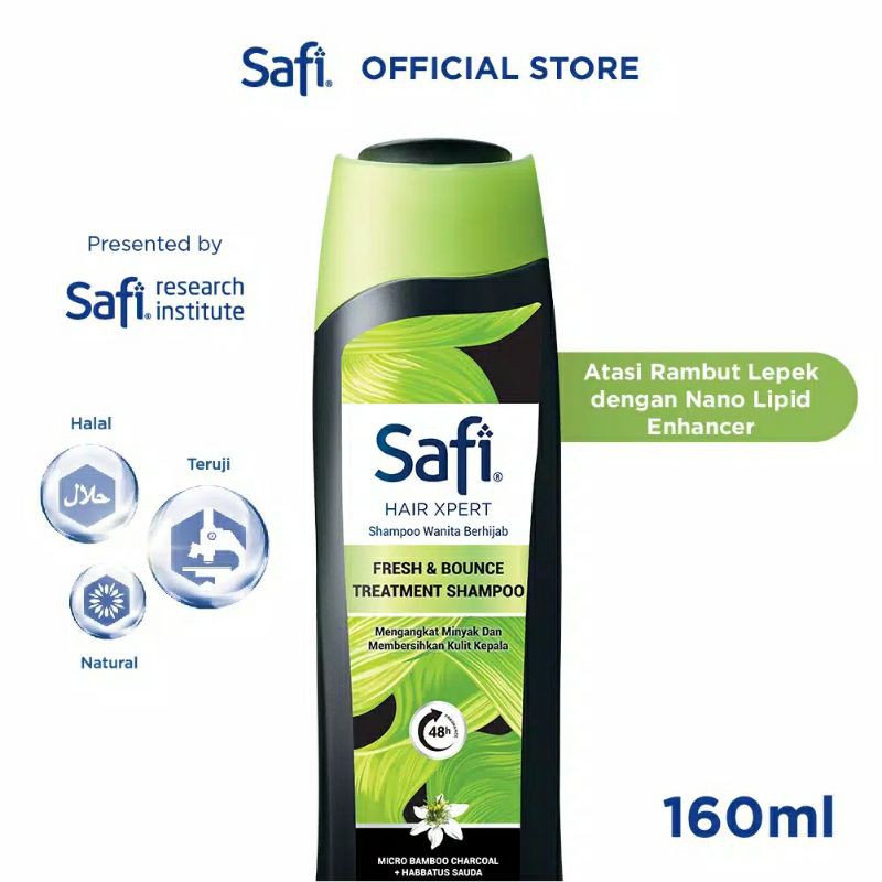 [160ml] Safi Hair Xpert Shampoo Wanita Berhijab | Shampo