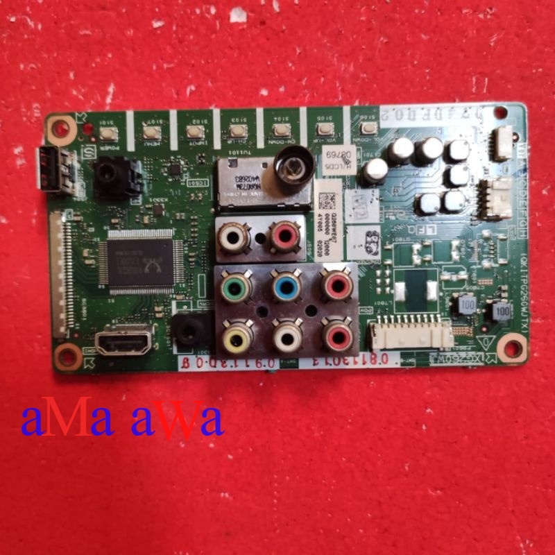 MB - mainboard mesin tv led SHARP LC 32LE155M - 32LE155 M - LC32LE155M tested