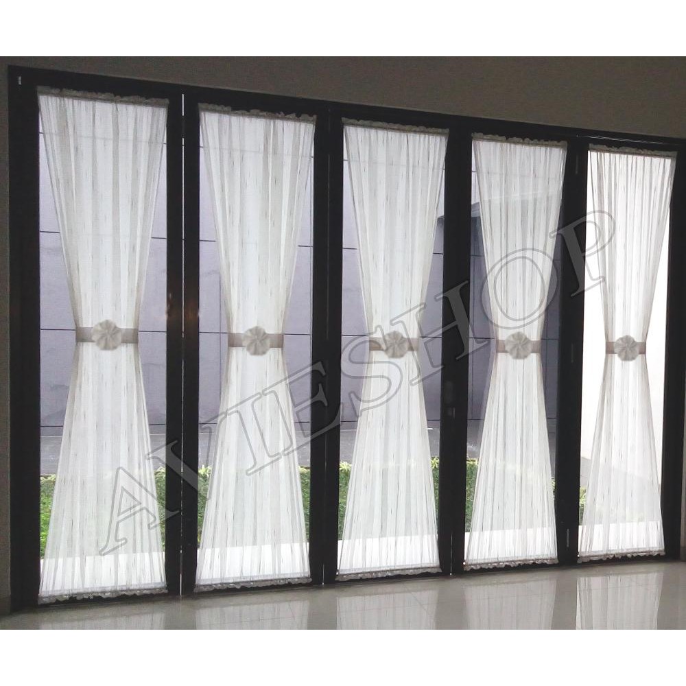 New Vitrage Gorden Kupu Kupu Spiral Minimalis Salju Shopee