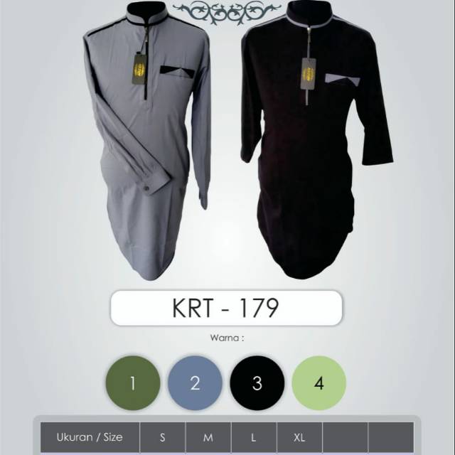 KURTA ARZUN LENGAN PANJANG DAN 7/8
