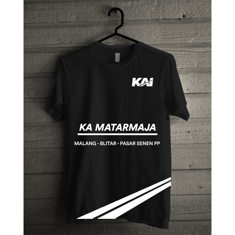 Kaos Papan Nama Kereta Api
