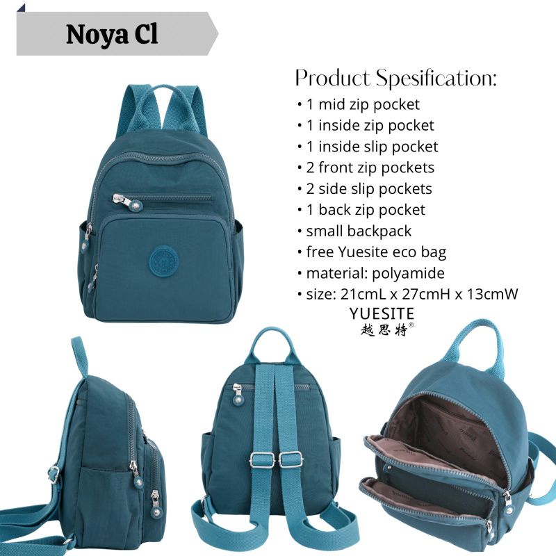 Tas ransel wanita korea import small yuesite noya backpack kekinian