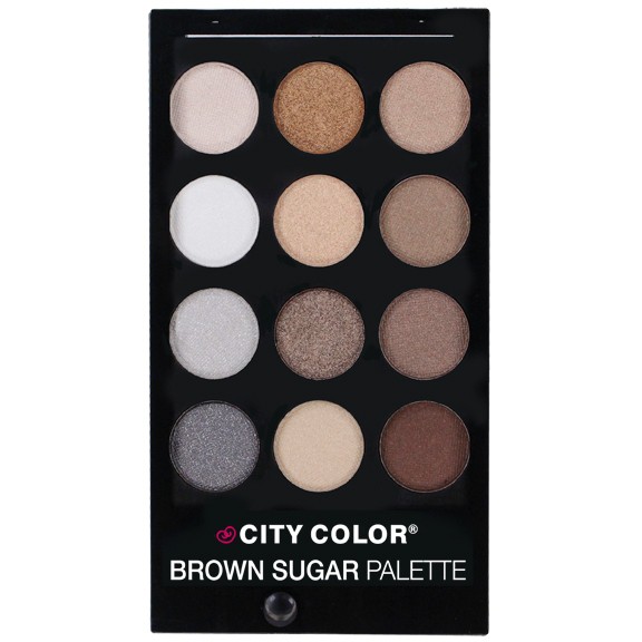 City Color Brown Sugar Eye  Smokey Nudes Shadow Pallete 100% Original by City Color USA