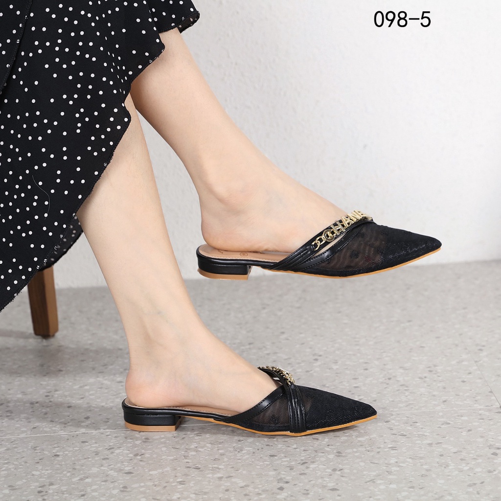 CH CC Mesh Flat Heel Shoes 098-5