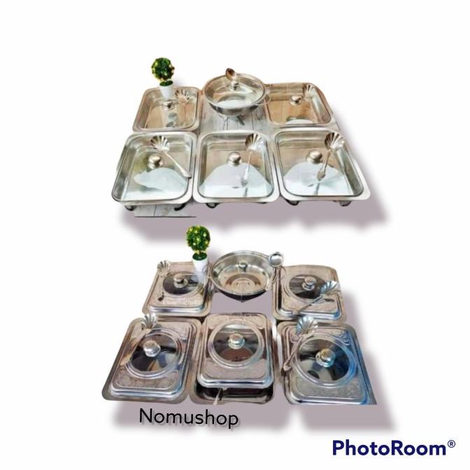 prasmanan set stainless wadah saji prasmanan hajatan food warmer
