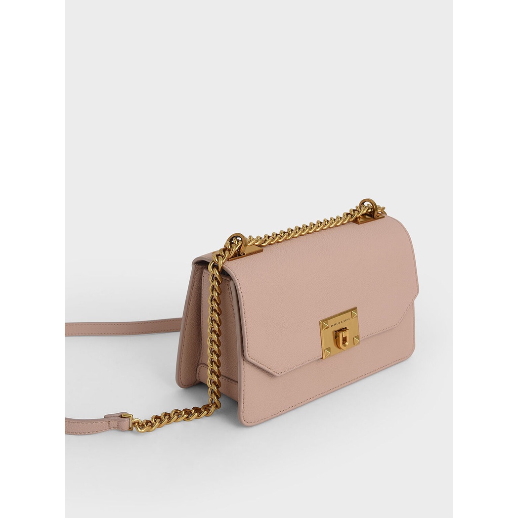 TAS bahu selempang wanita medium gold C&amp;K #8816