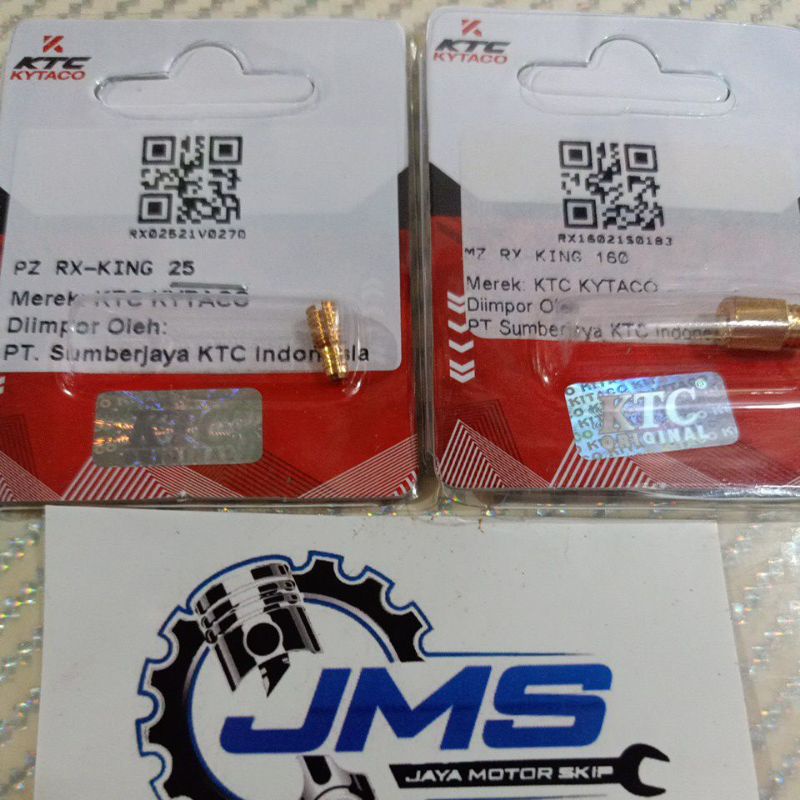 Pilot Jet/ Main Jet RX-King UK 25+160