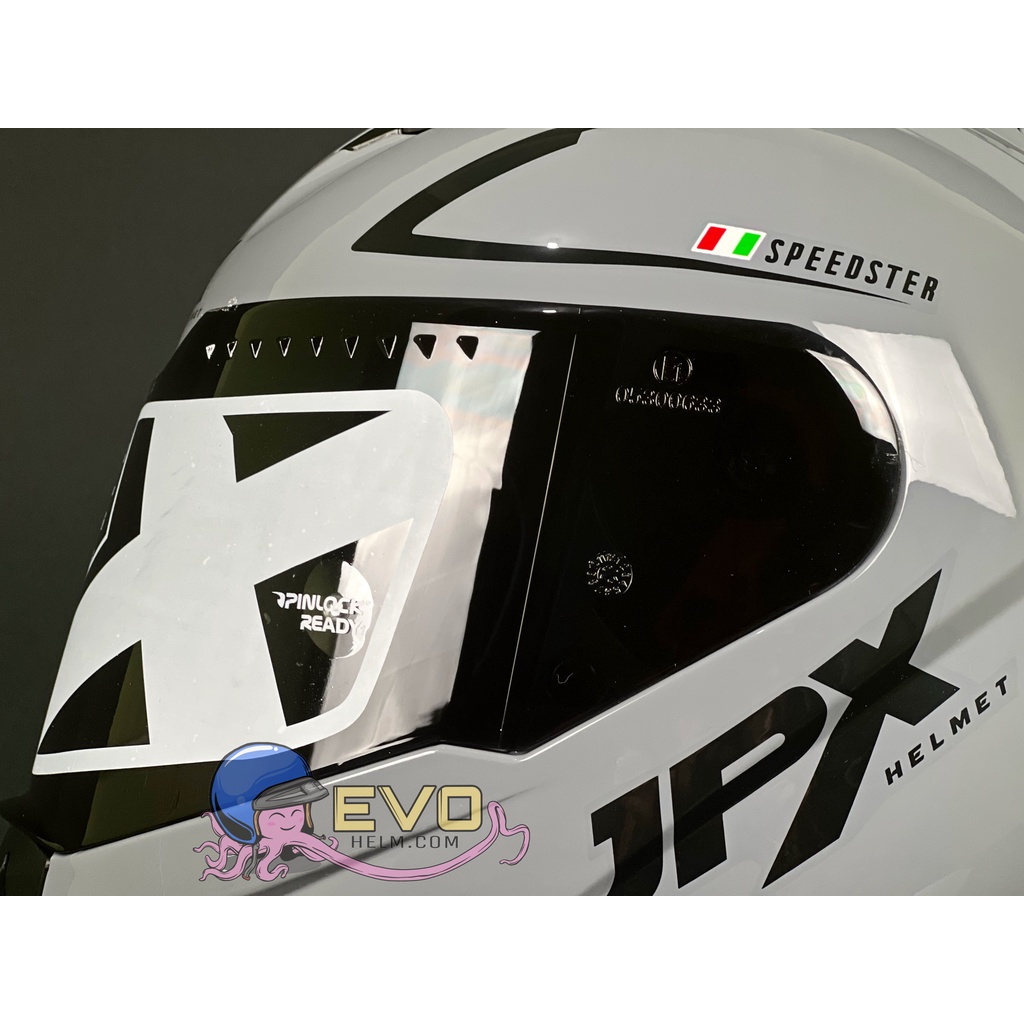 HELM JPX X-819 SOLID GREY ORIGINAL ( ONGKIR 2KG ) - JPX 819 GREY HELM FULL FACE ORIGINAL JPX