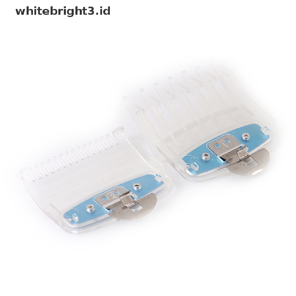 {whitebright3.id} 1.5mm+4.5 mm Hair Clipper Guide Comb Set Pengaman Standar Pasang Bagian Trimmer,