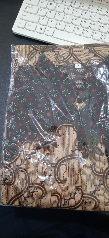 Bswart Batik Hrb026 Kenongo Hem Pendek Padi Pekalongan M L Xl Batik Pria Murah Modern Grosir