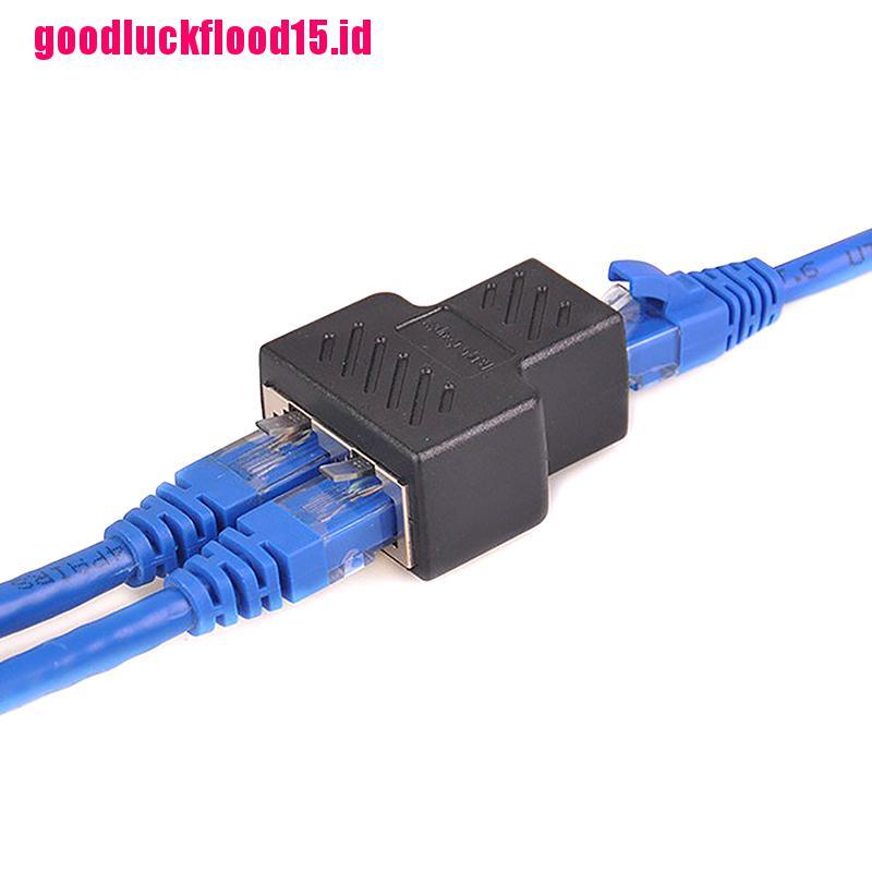 (LUCKID) Kabel Jaringan Ethernet Splitter 1 Ke 2 Arah RJ45 Female