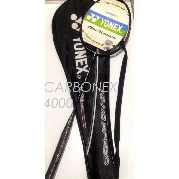 Raket Badminton Yonex Carbonex 4000 hitam / Raket Bulutangkis Yonex Ca BO1293 CN BAT
