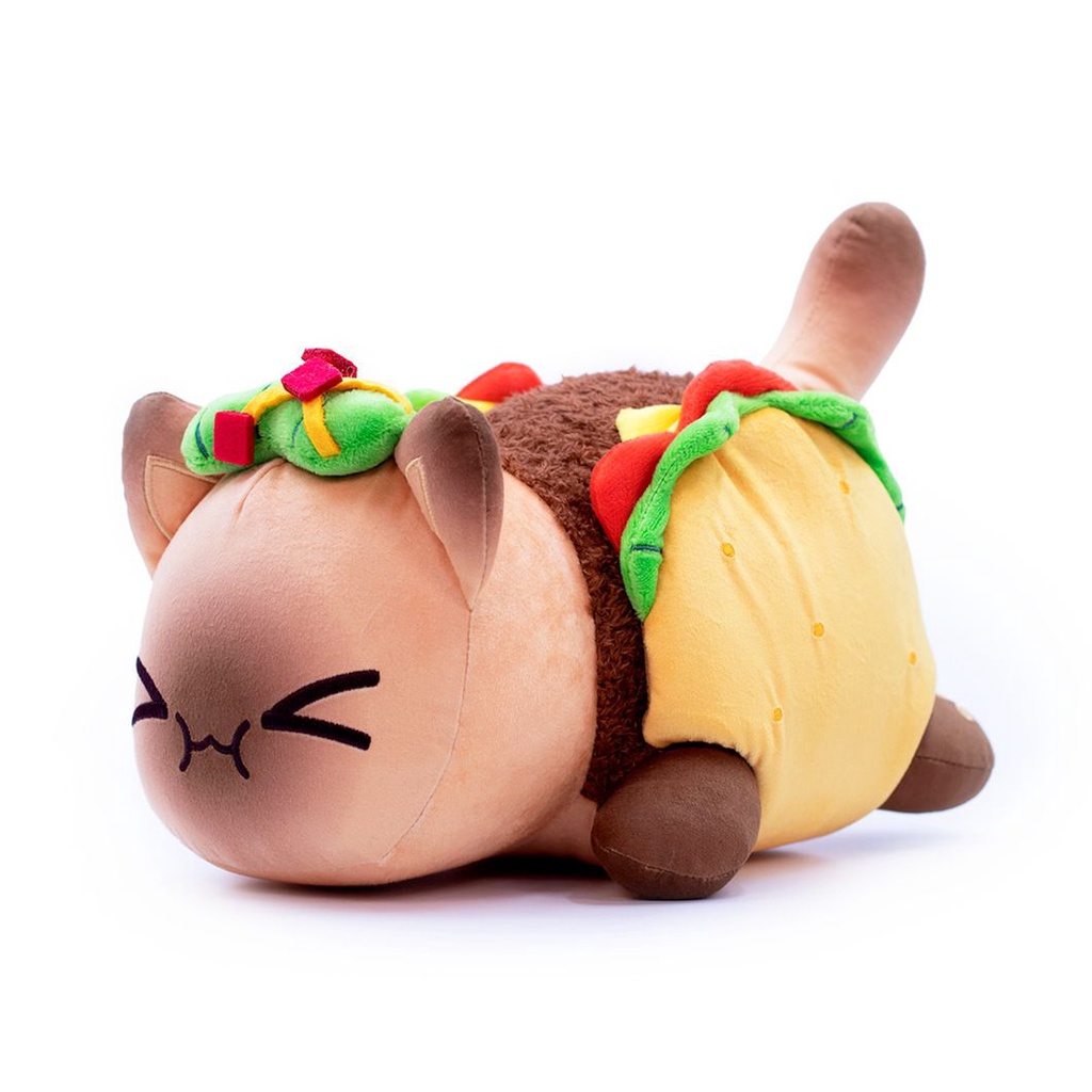 25cm Boneka Aphmau Skull Taco Pumpkin Bread Cat MeeMeows Mystery Plush Toys Stuffed Pillow Mainan