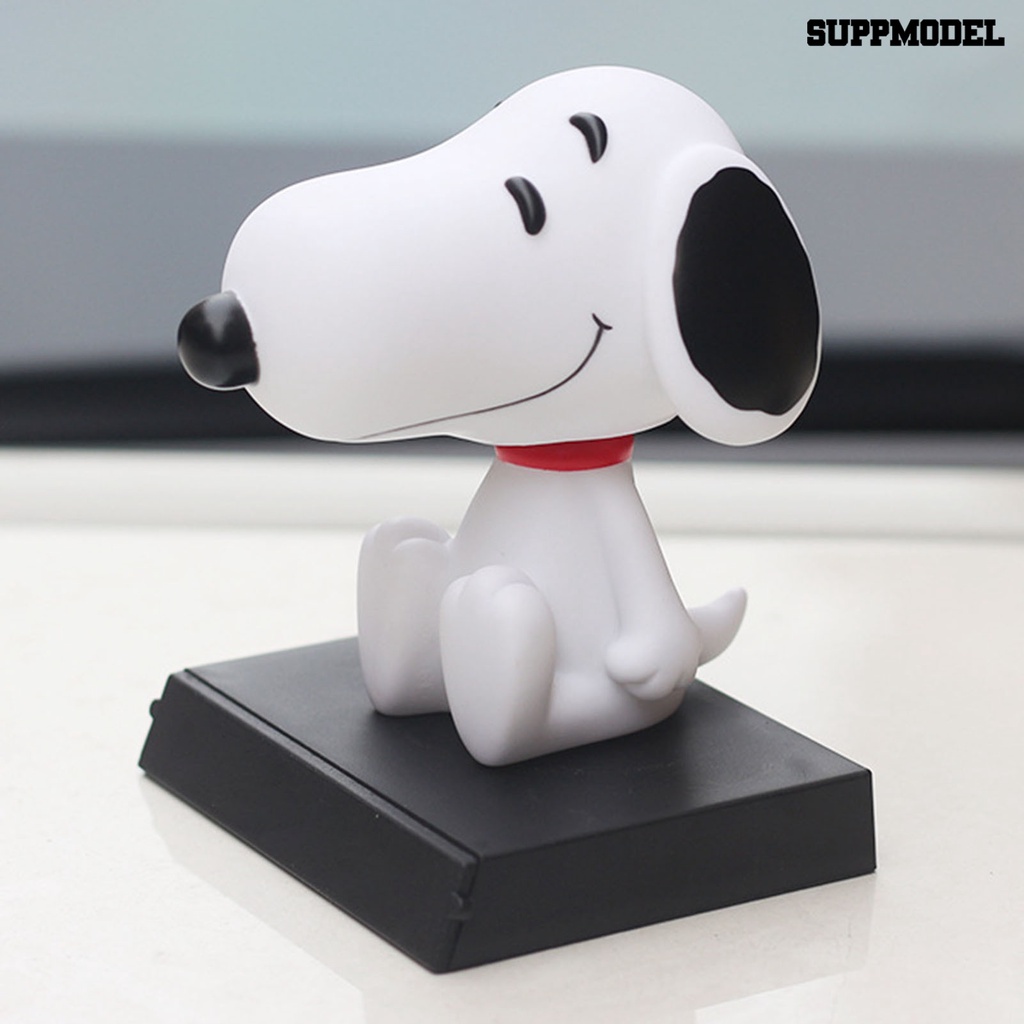 Boneka Kartun Snoopy Kepala Goyang Untuk Dekorasi Interior Mobil