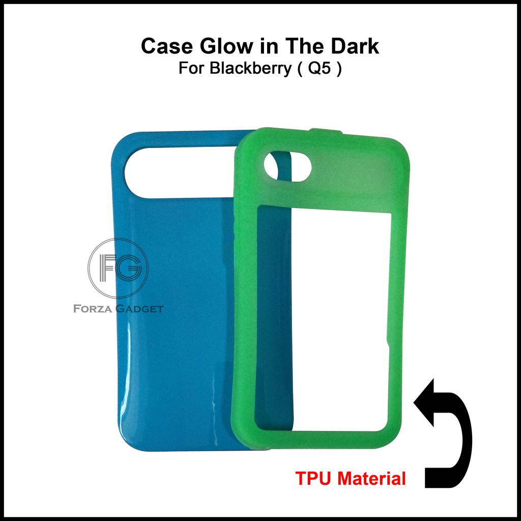 Case i-Glow for Blackberry Q5 (Glow in The Dark)