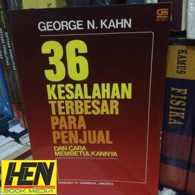 buku 36 KESALAHAN TERBESAR PARA PENJUAL