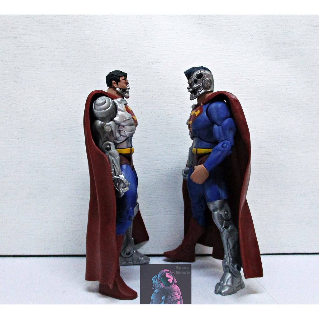 Action Figure / Pajangan / Mainan Superman Cyborg DC Set