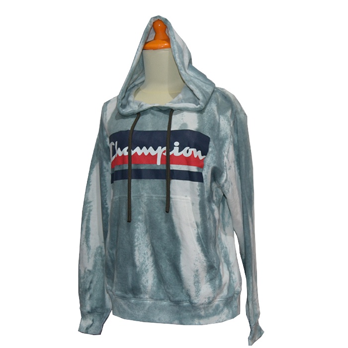 SWEATER HOODIE CHAMPION WASHING TIE DYE  - SMALL