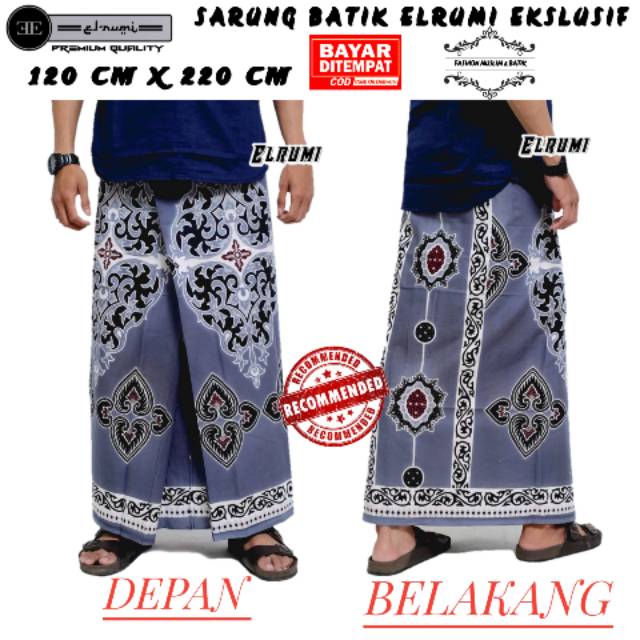 COD PROMO SARUNG BATIK LUKIS ORIGINAL PRODUK ELRUMI PEKALONGAN  SARUNG SHOLAT SANTRI  MASA KINI