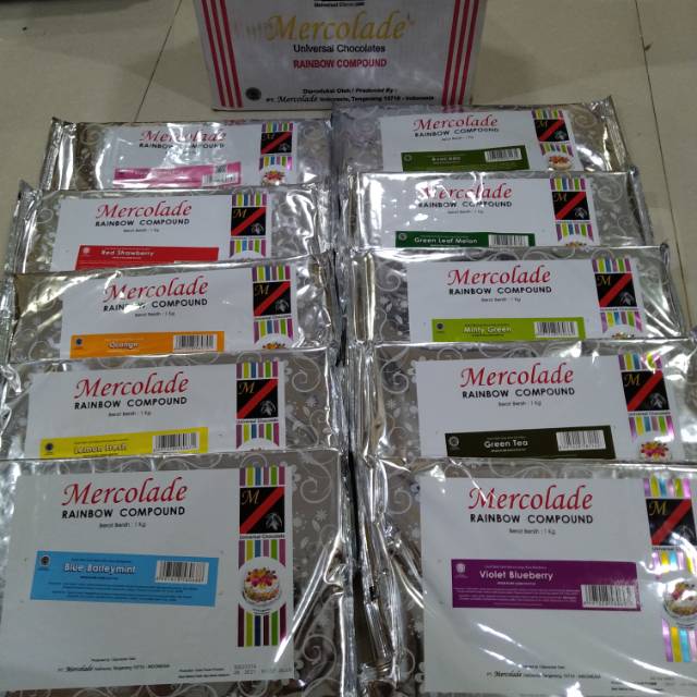 

Coklat warna mercolade / coklat rainbow mercolade (REPACK)