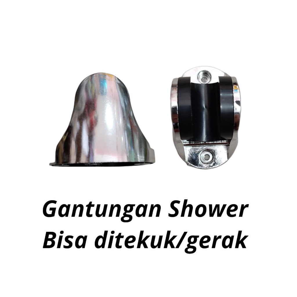 Gantungan Shower / Dudukan Shower Bisa Ditekuk Diatur Adjustable HARGA AGEN TERMURAH