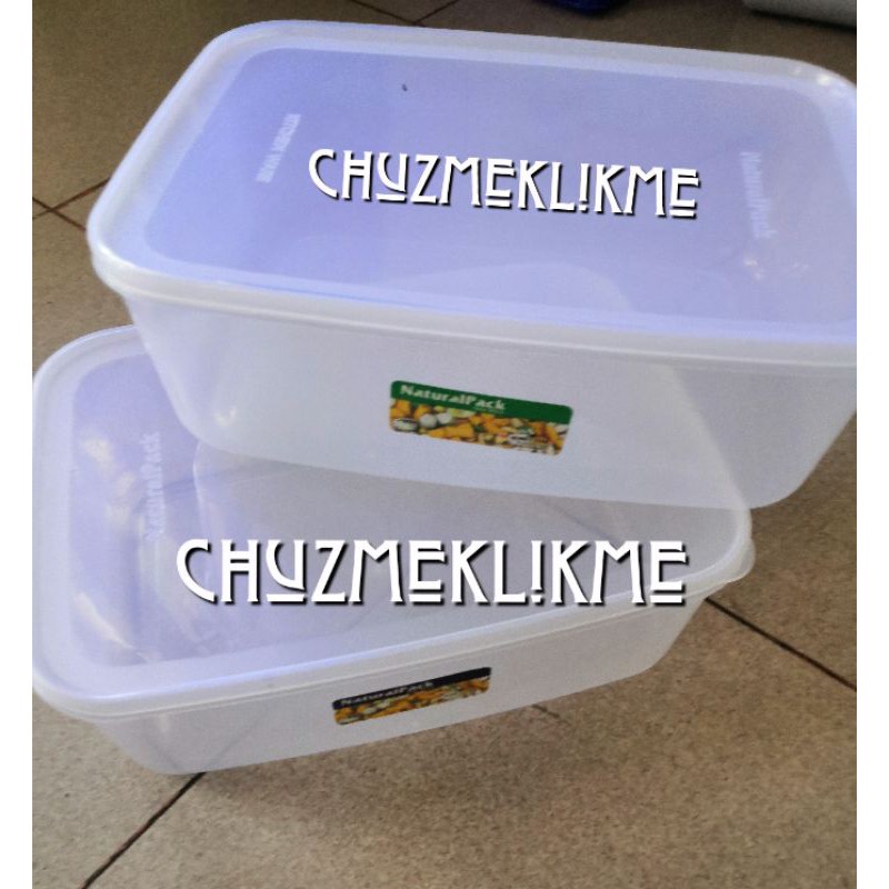 kotak makan natural komet star 3500 ml/Natural pack sealware komet star 3500 ml