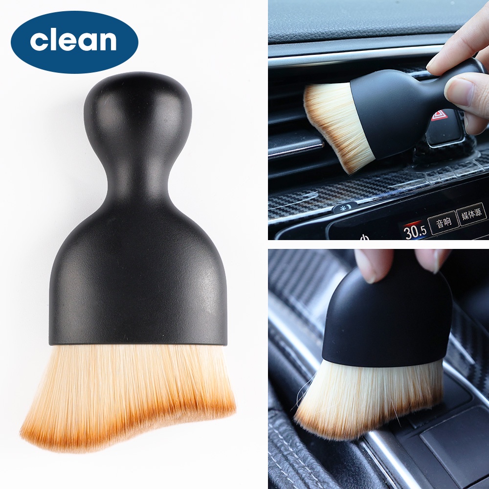 Arc Sikat Lembut Pembersih Interior Mobil Dashboard Air Outlet Gap Dust Removal Detailing Brush Untuk Alat Pembersih Perawatan Otomatis