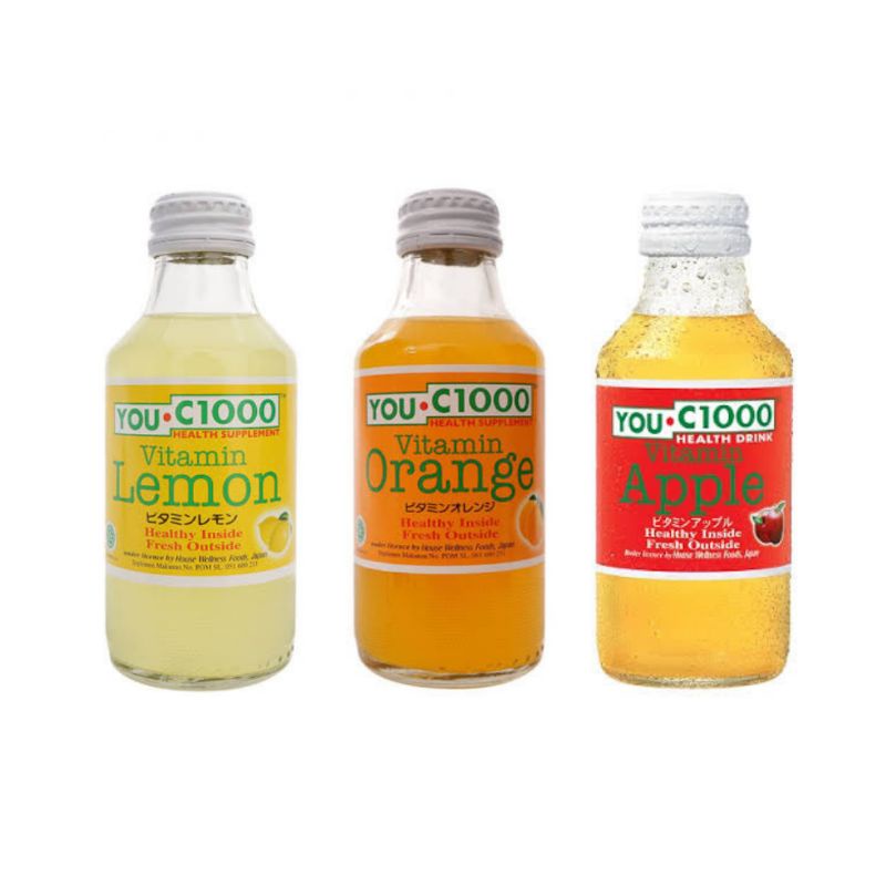 You C 1000 Botol Kaca 140 Ml Shopee Indonesia