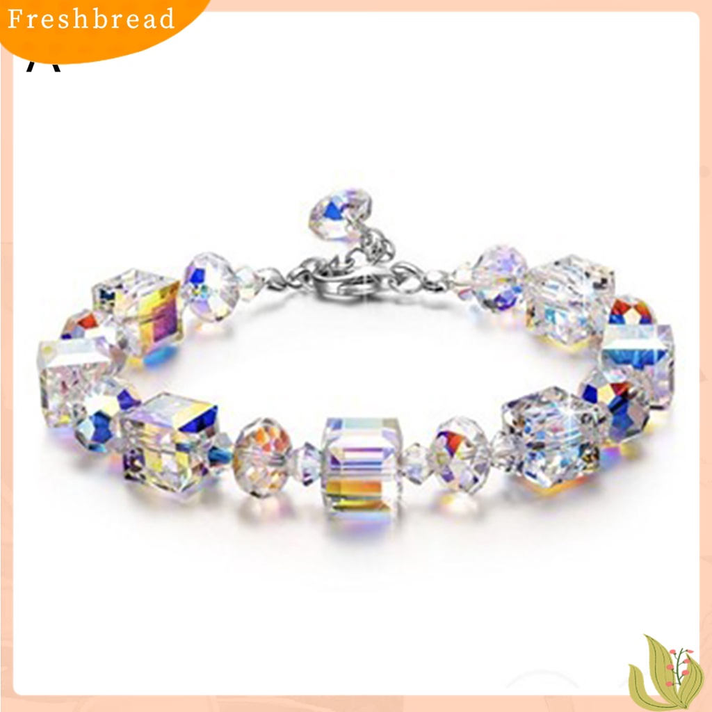 Terlaris Bracelet Chain Delicate Beautiful Decorative Artificial Crystal Bangle for Girl