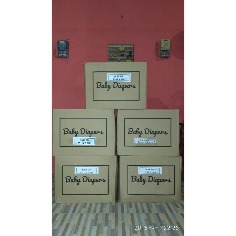 Popok bayi curah tipe celana