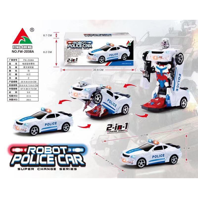 ROBOT POLICE CAR // MOBIL ROBOT POLISI // MOBIL POLISI