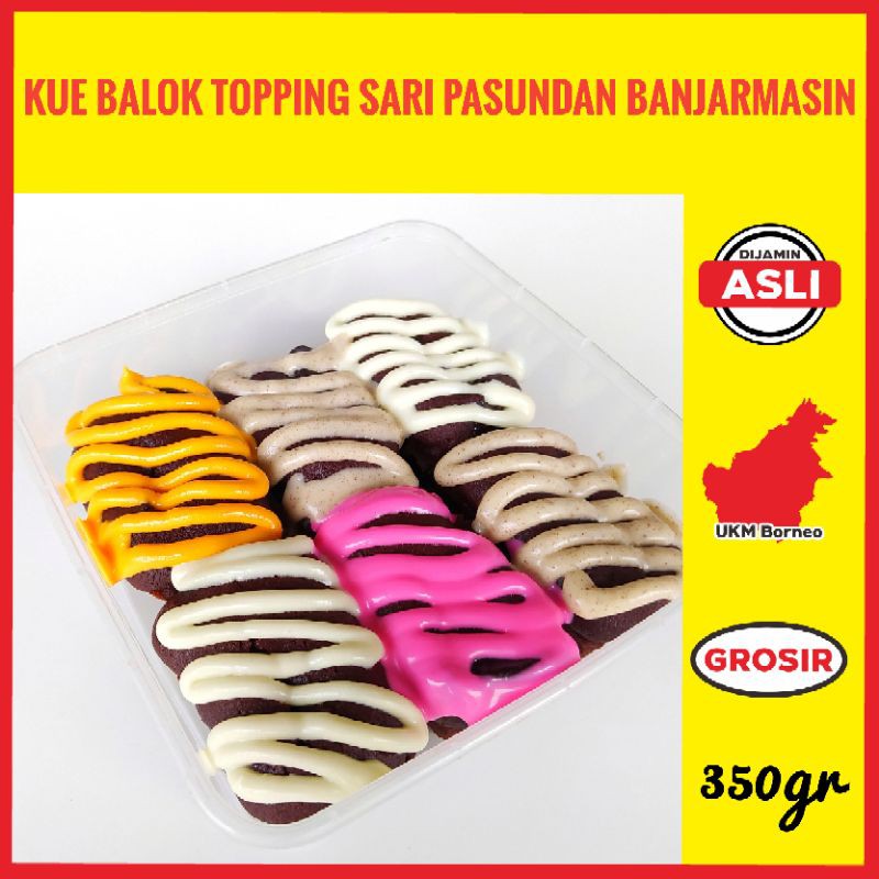 

Kue Balok Topping Sari Pasundan Oleh Oleh Banjarmasin Kalimantan