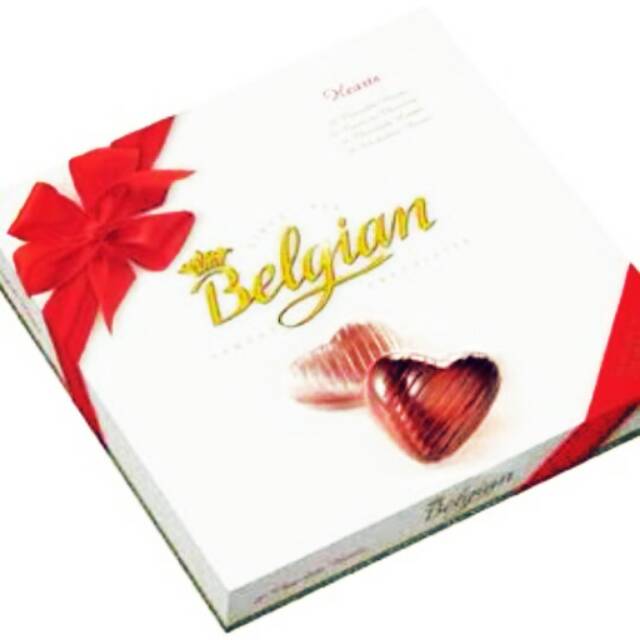 

The Belgian Chocolate Hearts - Coklat Cokelat Hati Cantik Import