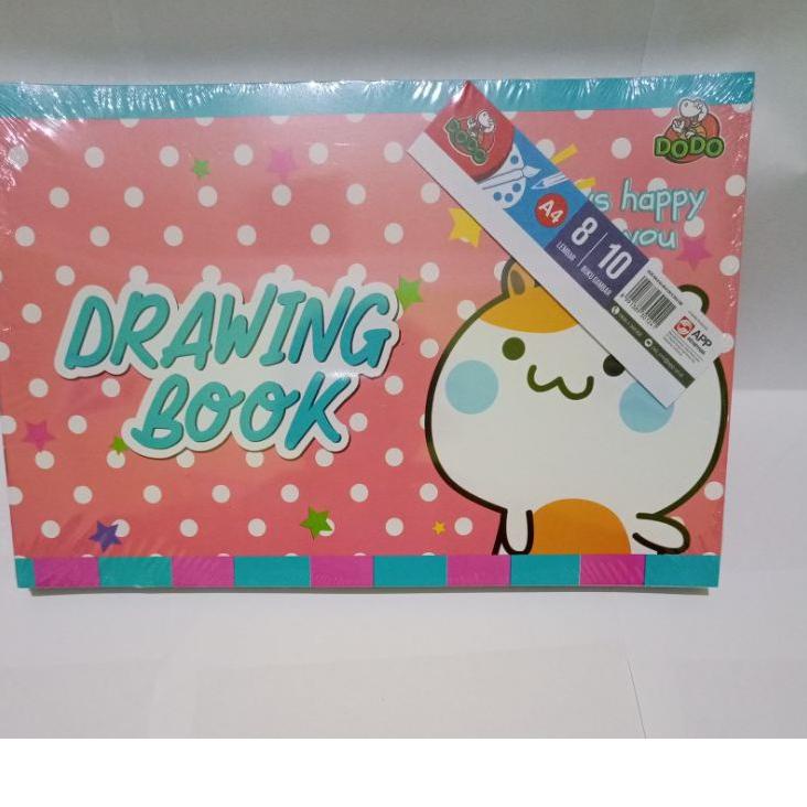 

Best - SATU PACK 10 PCS x 8 LEMBAR Buku Gambar A4 Dodo