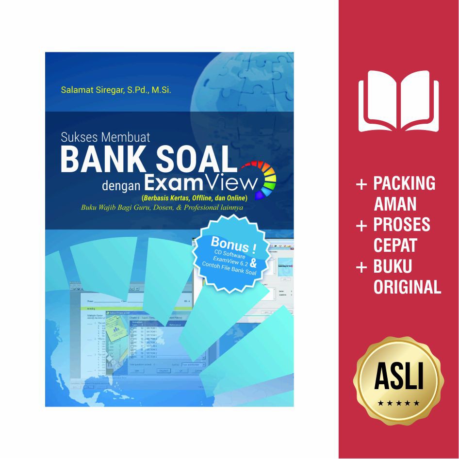 Jual Buku Sukses Membuat Bank Soal Dengan Examview Berbasis Kertas Offline Dan Online 