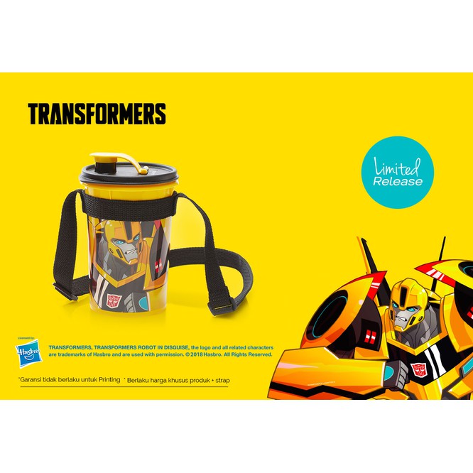 Tupperware Transformers Bottle Bumblebee