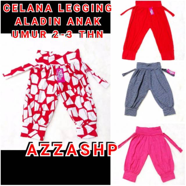 CELANA LEGGING ALADIN ANAK UMUR 2-3 THN