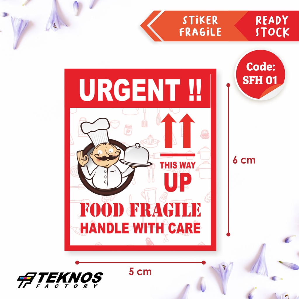 

STICKER FRAGILE - STIKER JANGAN DIBANTING LUCU UNIK MURAH SFH-01 KOKI