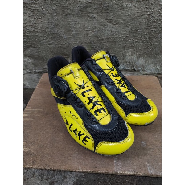 lake cx220 carbon size 41 sepatu sepeda cleat roadbike seken bekas second