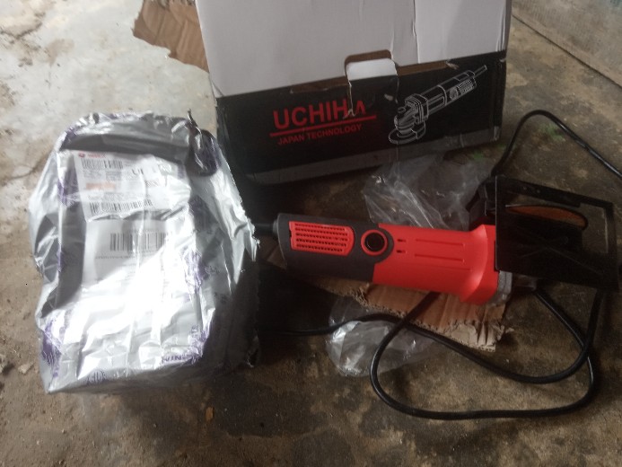 Uchiha Type 802 Angle Grinder Mesin Gerinda Tangan Japan Gergaji Besi Granet Full Bonus
