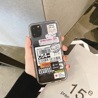 Casing Soft Case Desain Label Harga Untuk Iphone 11/11pro