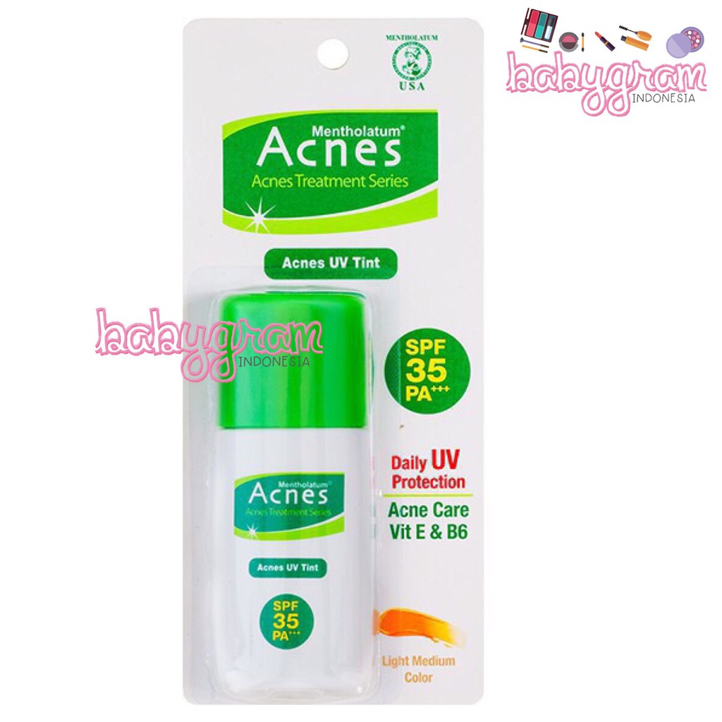 ORIGINAL Acnes UV Tint 30 gram SPF 35 Sunblock Krim Pelindung Wajah Muka Sunscreen Rohto