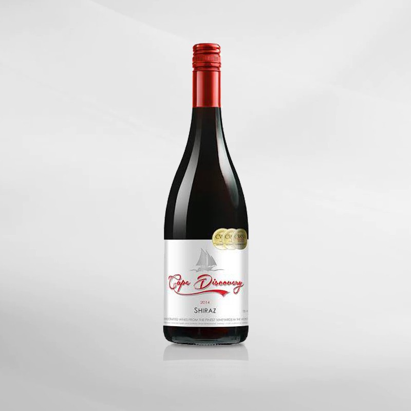 Red Wine Cape Discovery Shiraz 750 Ml ( Original &amp; Resmi By Vinyard )