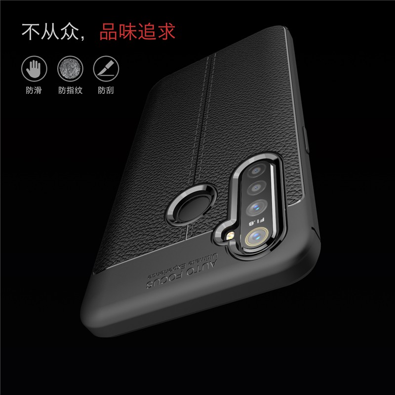 Case Realme 5 / 5i Ultra Slim Autofocus Leather Premium Softcase