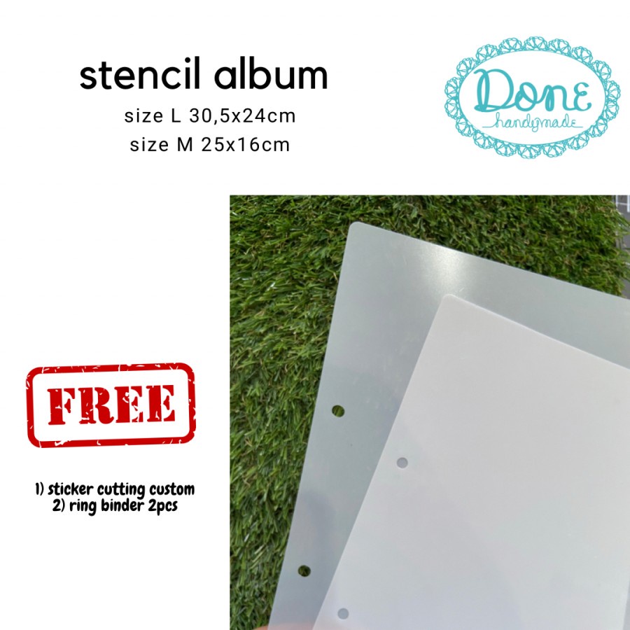 Stencil album stencil buku album koleksi stencil collection