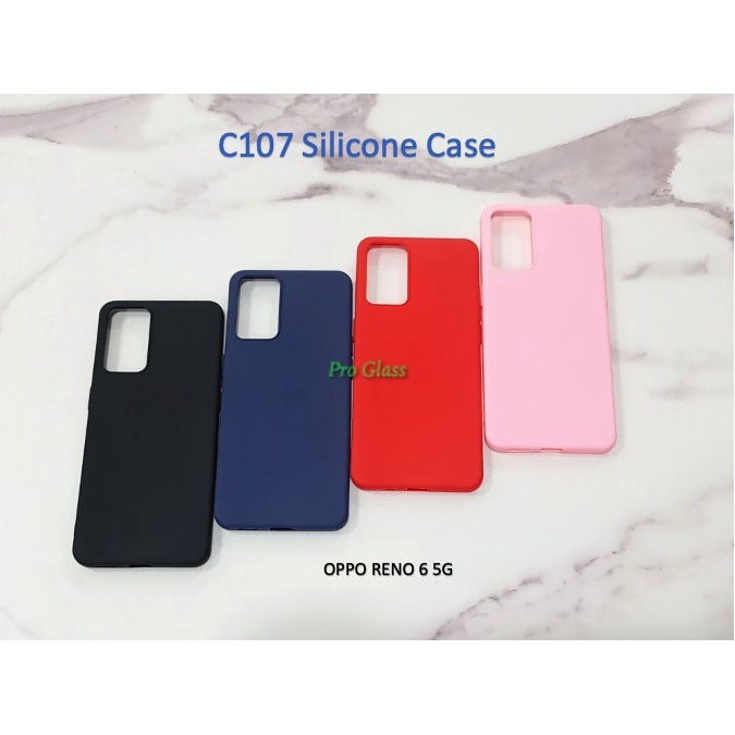 C107 OPPO RENO 6 5G Colourful Ultrathin Silicone Case