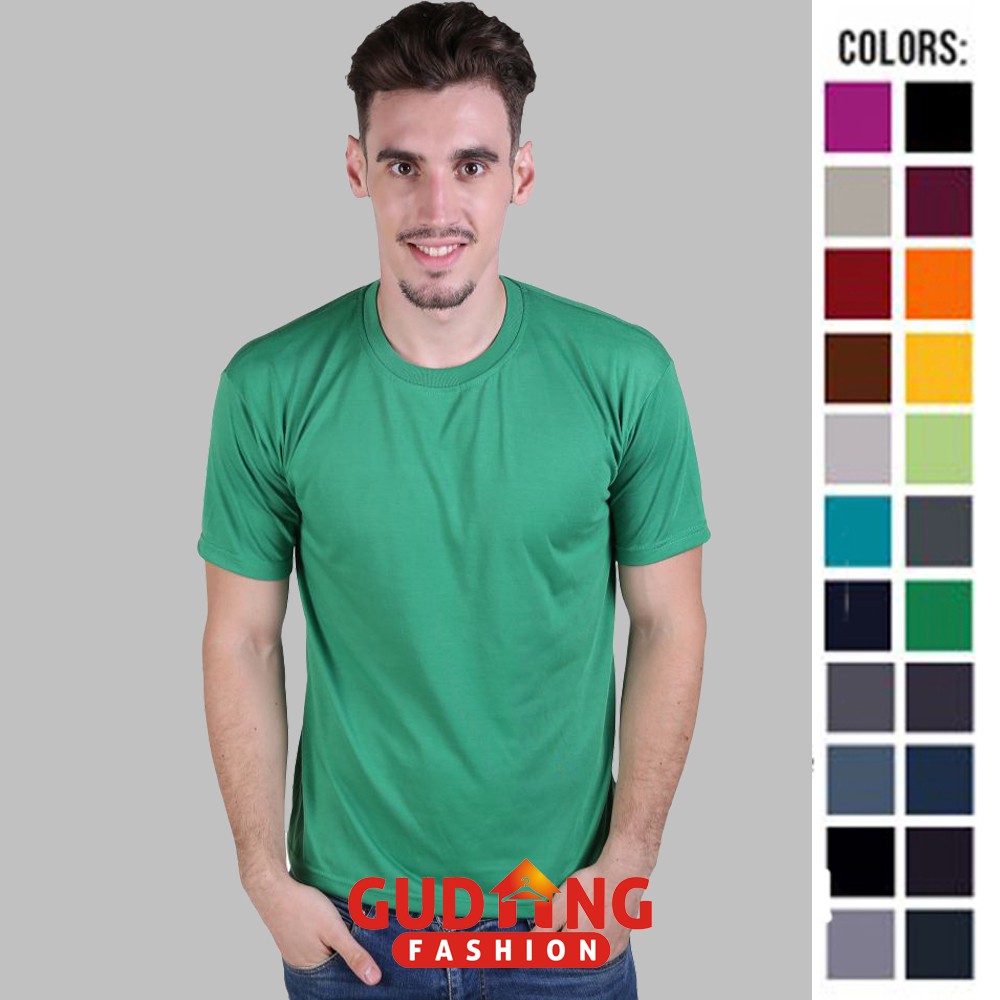 Kaos Polos Pria Lengan Pendek - Oneck / Basic Tshirt Oneck - PLS (COMB)